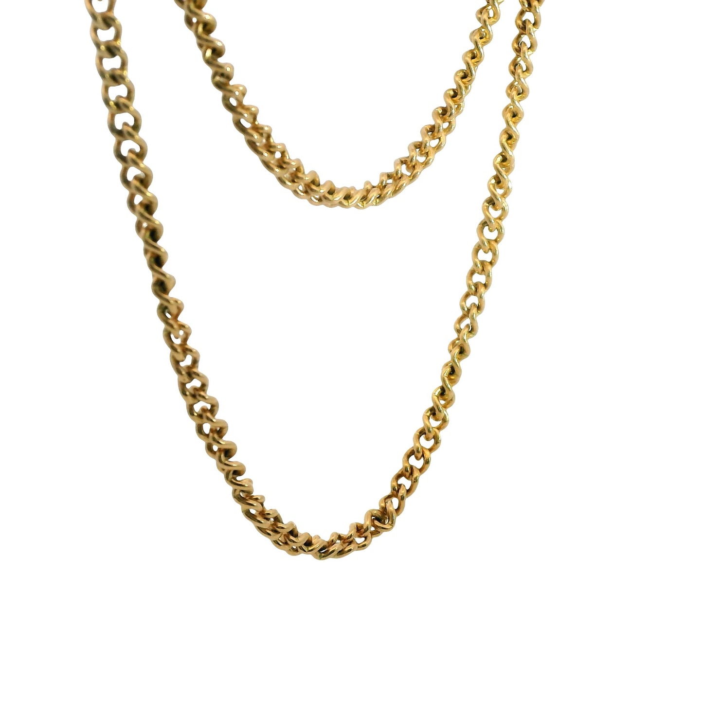 14k Rose Gold Crub Link Chain 18.25g. 28"