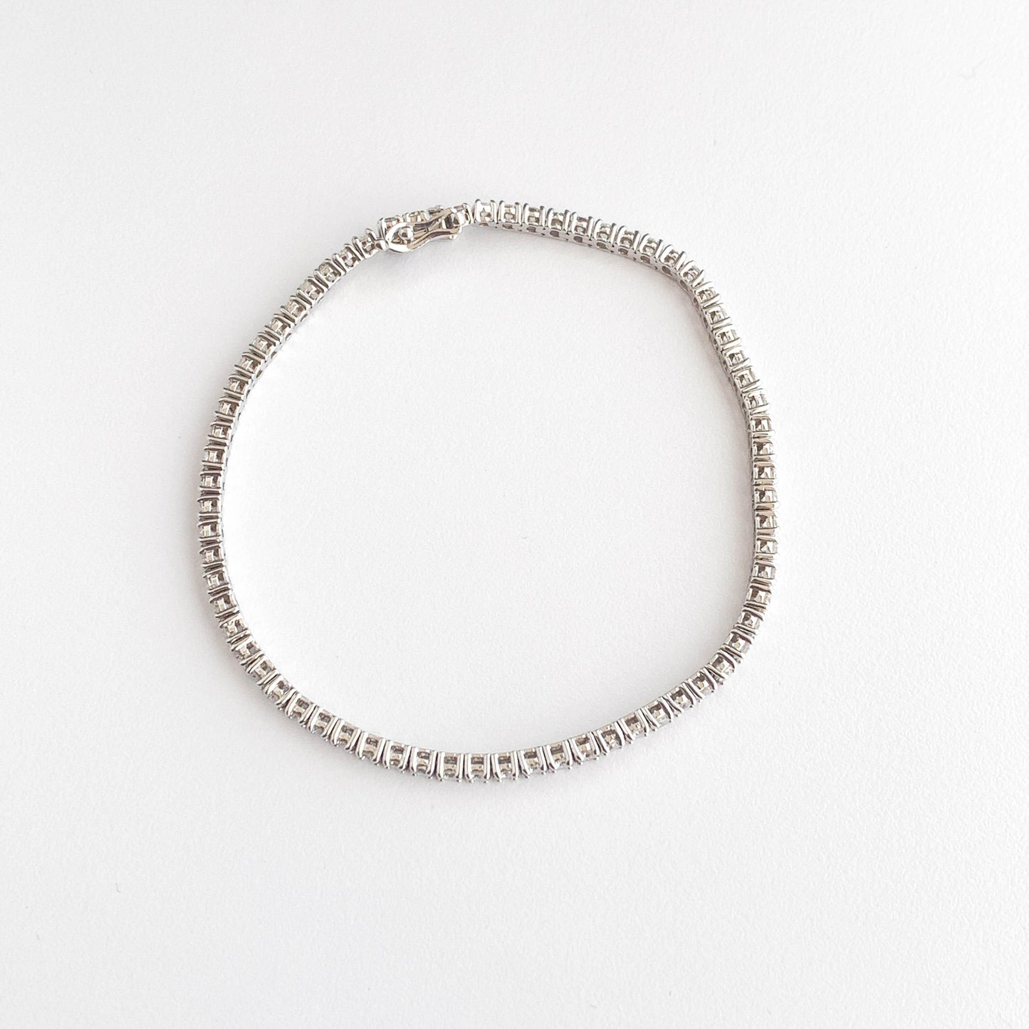 3.90 cttw. Tennis Bracelet in 14k White Gold