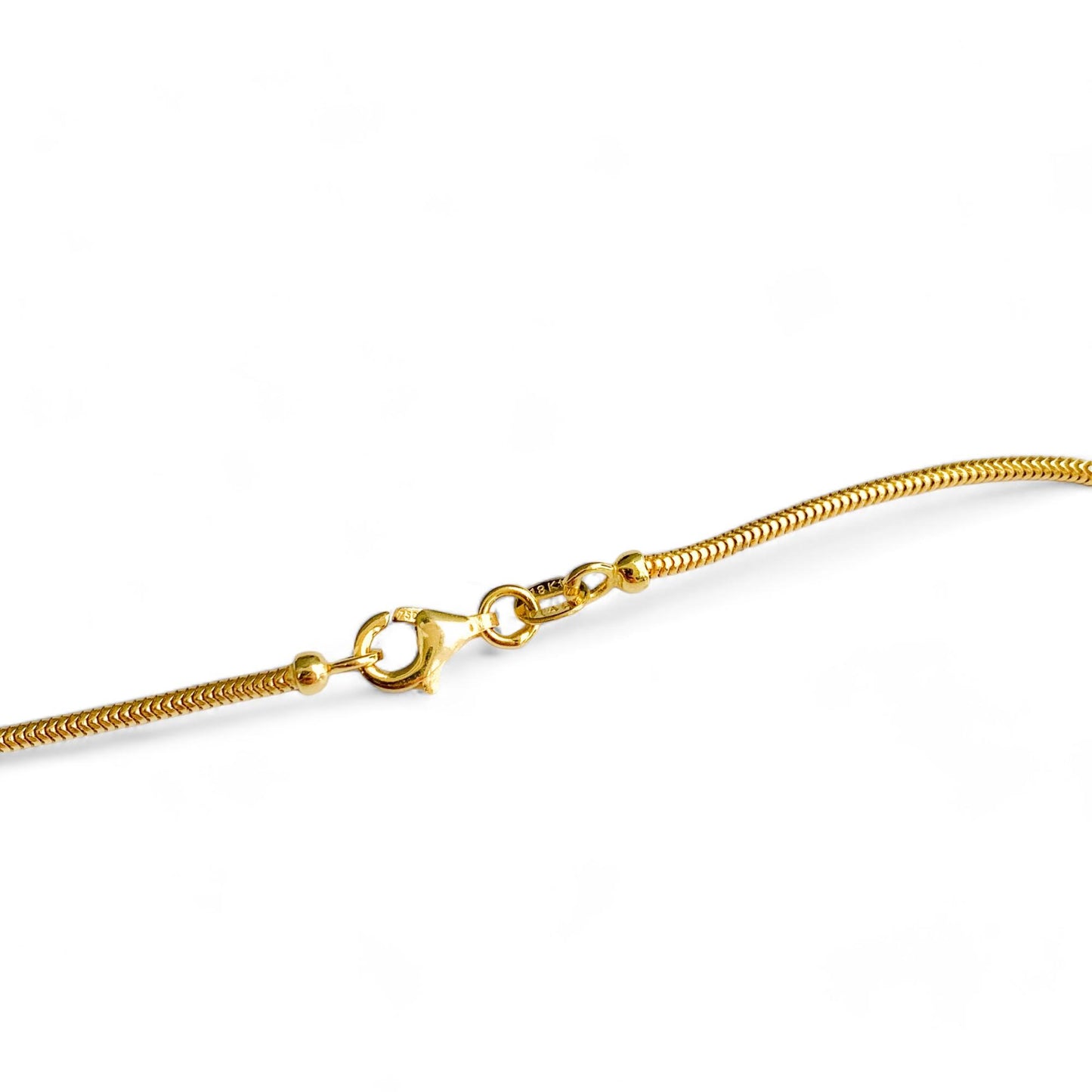 18K Yellow Gold Blade Necklace 8.01g.
