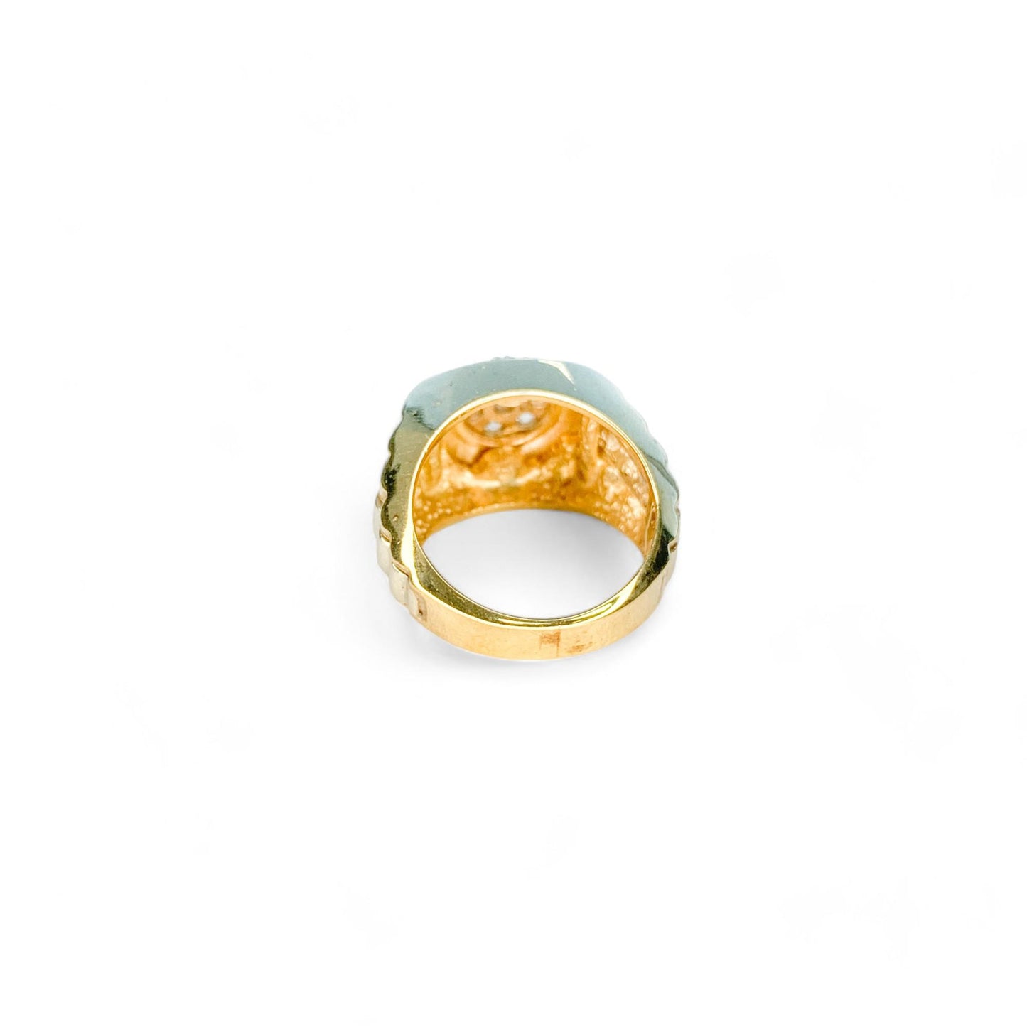 0.42 cttw Rolex Ring in 14k Yellow Gold 4.5US