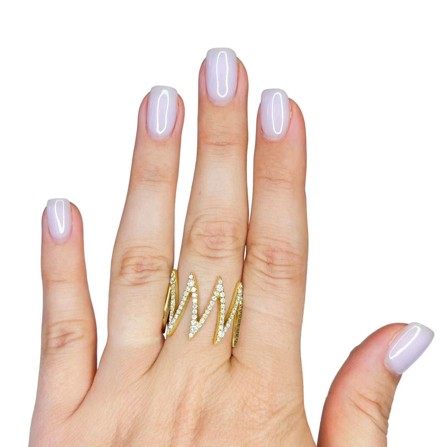 0.64 cttw Fashion Ring in 18K Yellow Gold 6.5 US