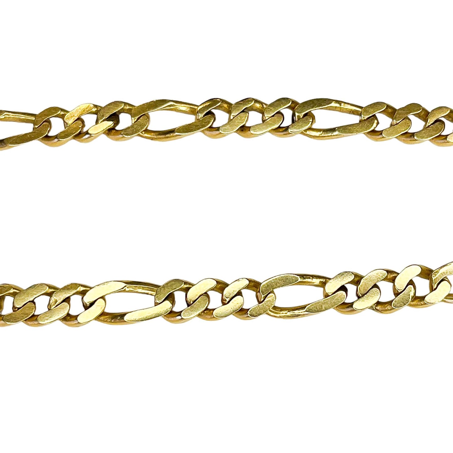 Figaro 14K Yellow Gold Chain Necklace 18 inch
