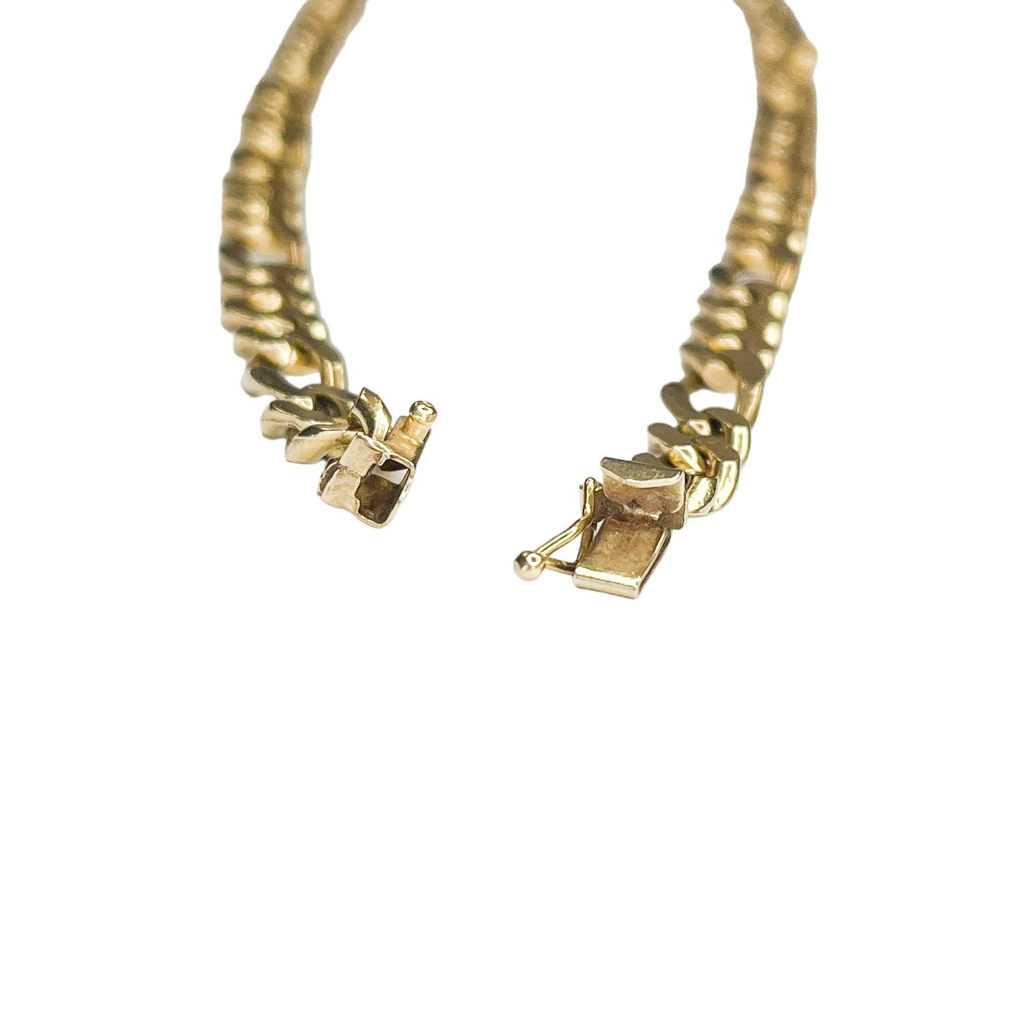 Figaro 14K Yellow Gold Chain Necklace 18 inch