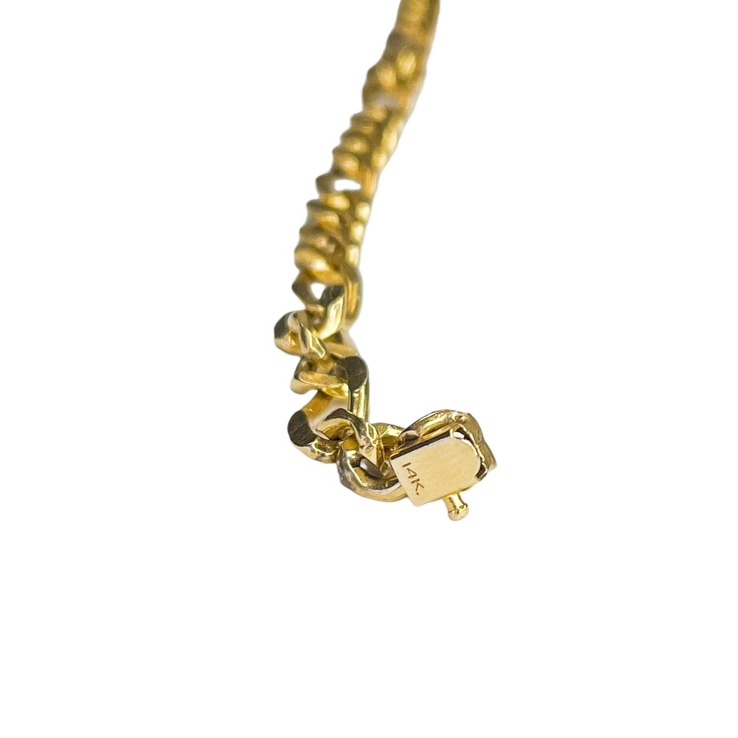 Figaro 14K Yellow Gold Chain Necklace 18 inch