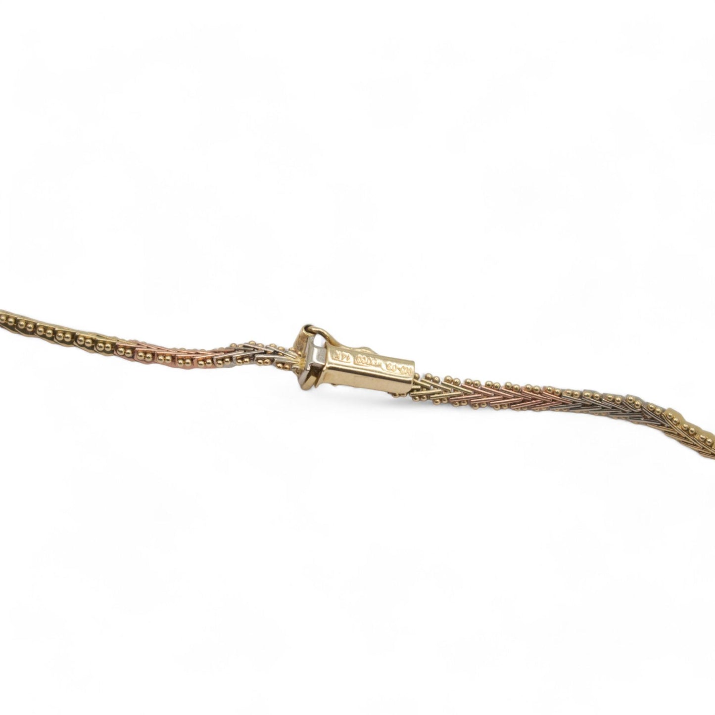 0.25 ct. White Diamond Necklace in 14k Yellow Gold Italy