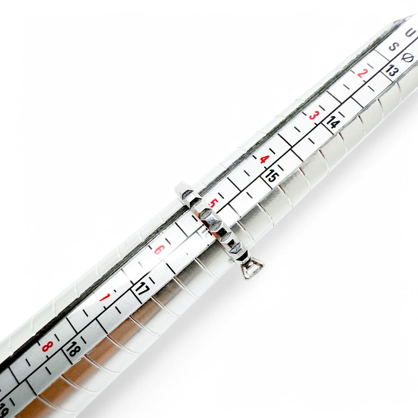 GIA 0.32ct. White Diamond Boucheron Clou De Paris Platinum Ring 5.25US