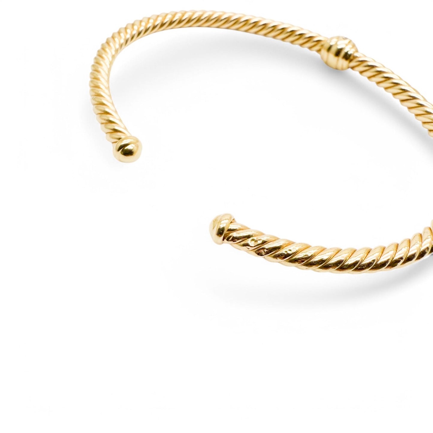 18k Yellow Gold David Yurman Renaissance Cablespira Bracelet M(size) 8.74g.