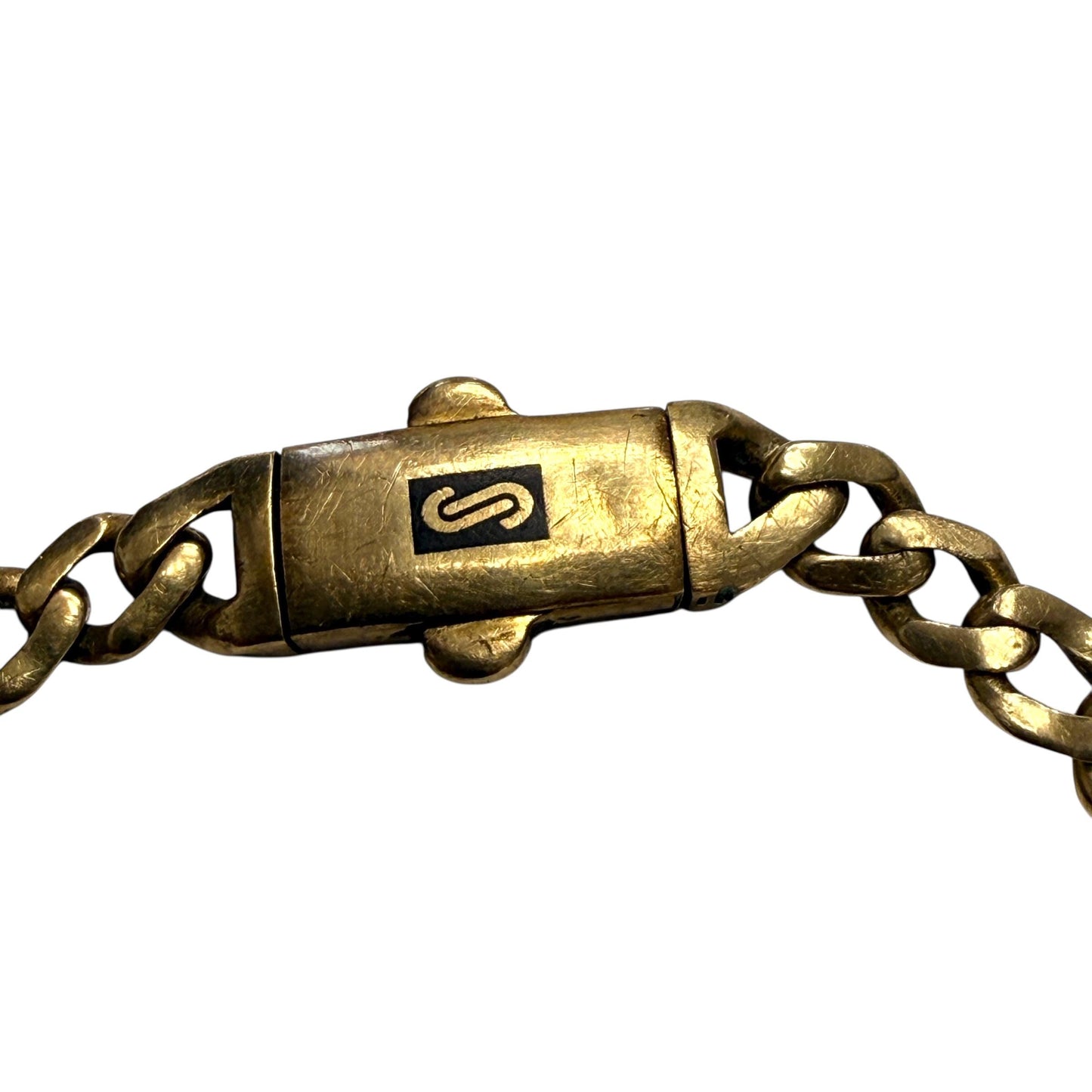 14k Yellow Gold Monaco Style Chain Bracelet 5.17g. 7"