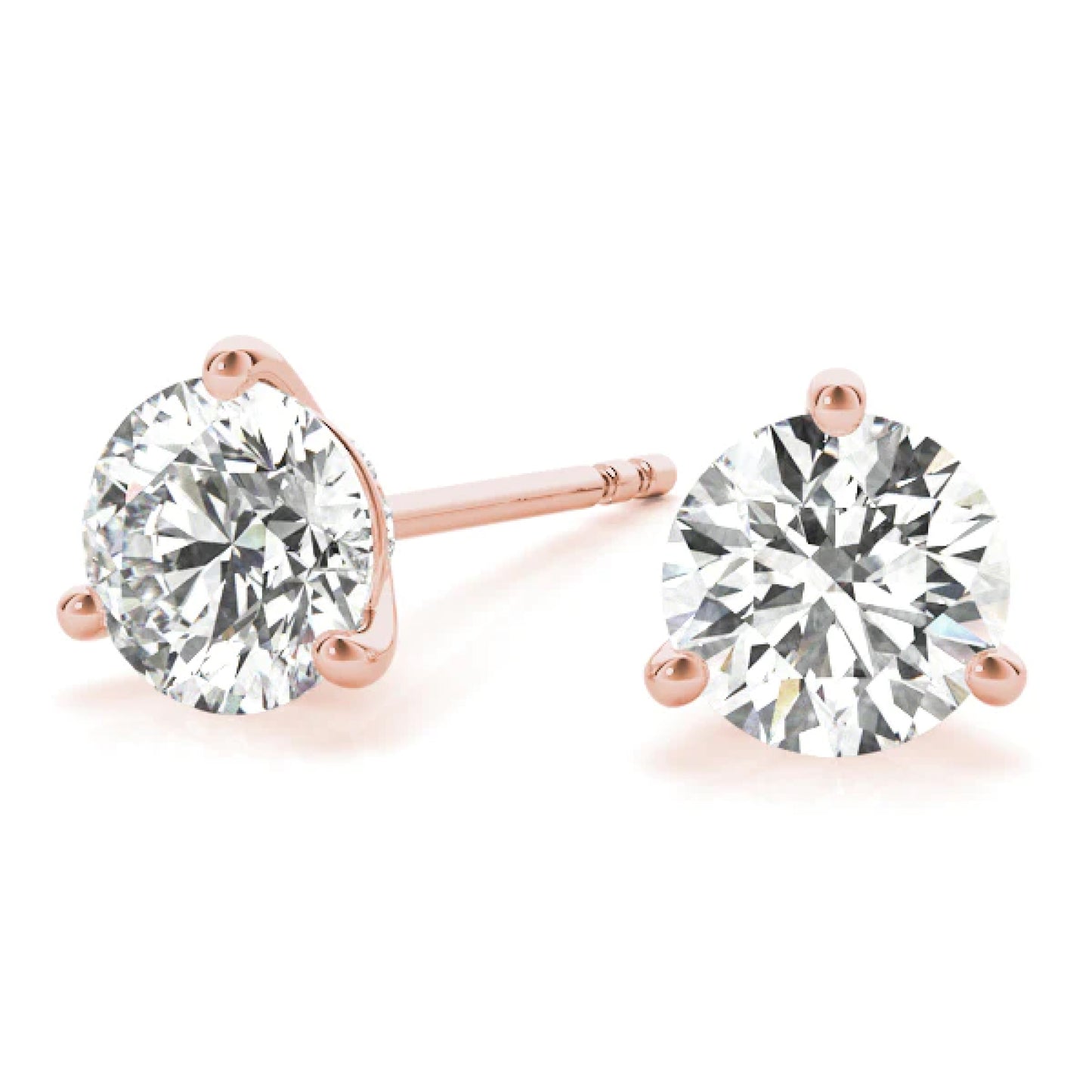 Lab Grown Diamond Stud Earrings