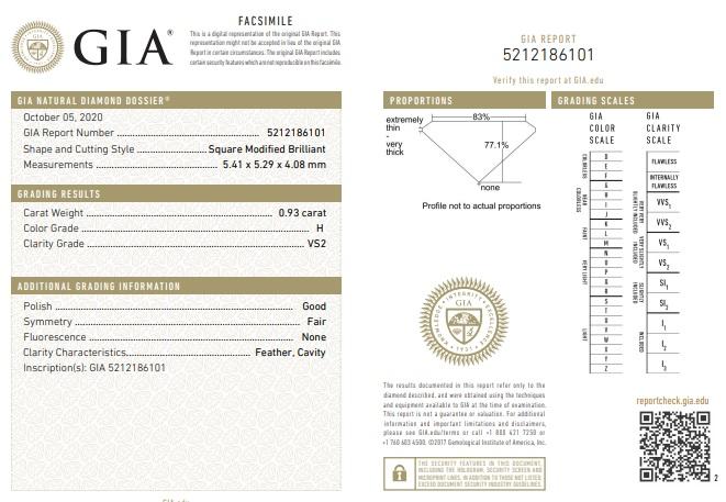 GIA 1.44 cttw. White Diamond Hidden Halo Ring in 18k White Gold 5.75US 3.10g