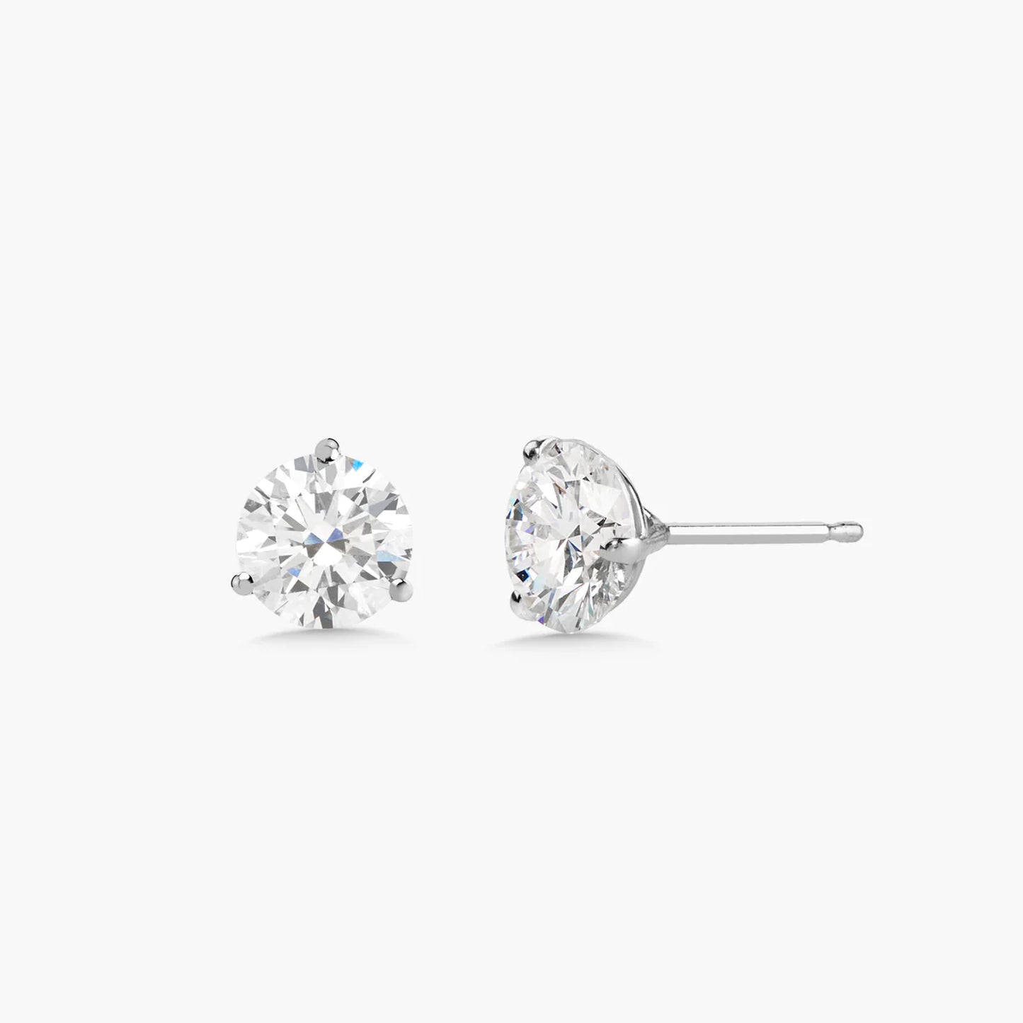 Lab Grown Diamond Stud Earrings