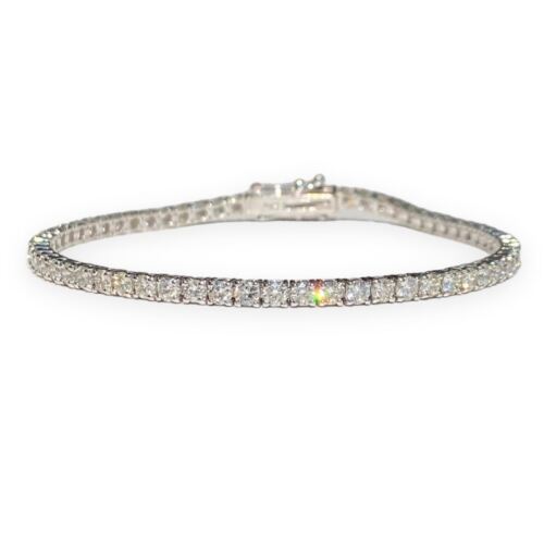 Diamond Tennis Bracelet 4.5ctw in 14k White Gold