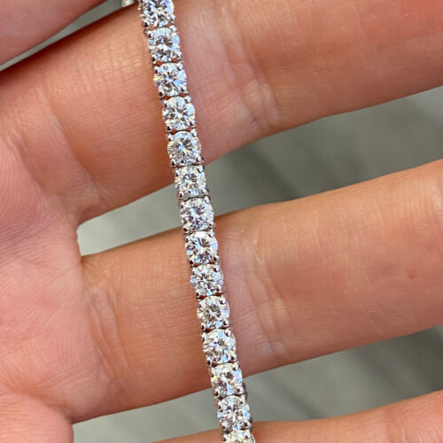 Diamond Tennis Bracelet 6.11cttw in 14k White Gold