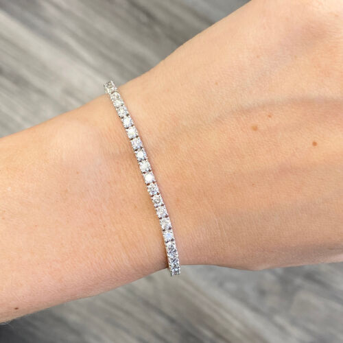Diamond Tennis Barcelet 5.12cttw in 14k White Gold