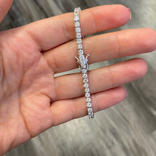 Diamond Tennis Bracelet 6.11cttw in 14k White Gold