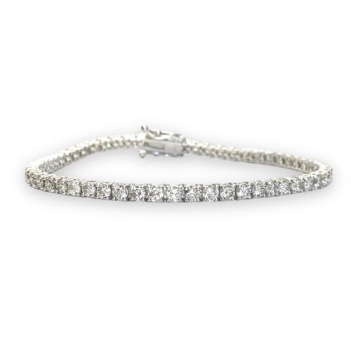 Diamond Tennis Barcelet 5.12cttw in 14k White Gold