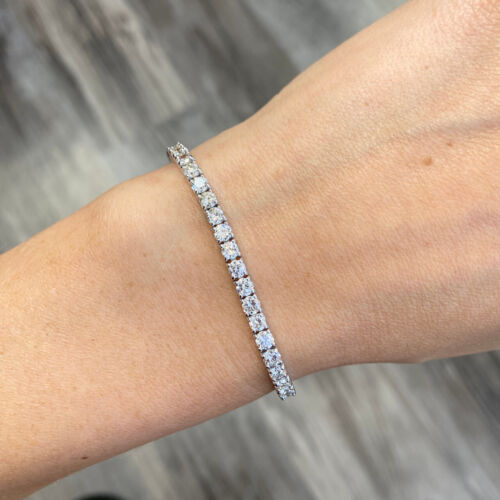 Diamond Tennis Bracelet 6.11cttw in 14k White Gold