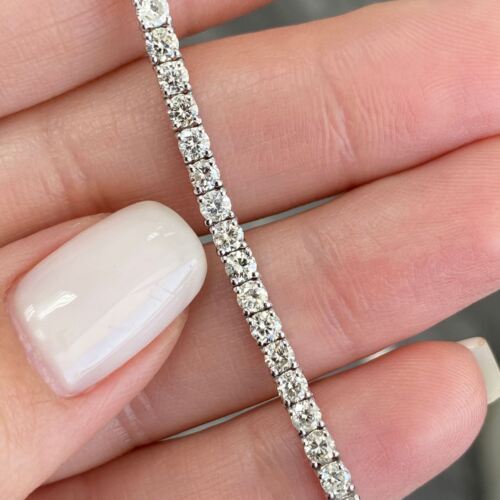 Diamond Tennis Bracelet 4.5ctw in 14k White Gold