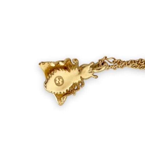 Gucci Le Marché Des Merveilles 18k Gold Bee Pendant