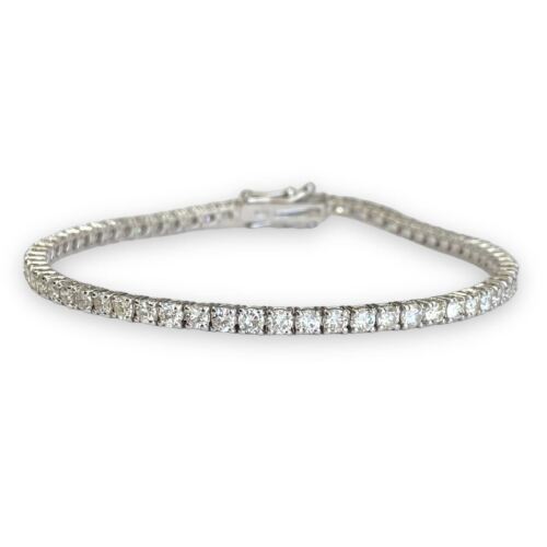 Diamond Tennis Bracelet 4.5ctw in 14k White Gold