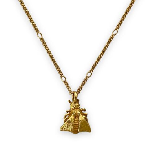 Gucci Le Marché Des Merveilles 18k Gold Bee Pendant