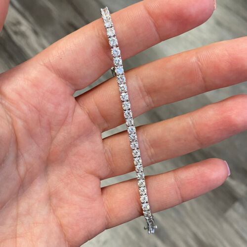 Diamond Tennis Bracelet 6.11cttw in 14k White Gold