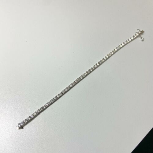 14k White Gold Diamond Tennis Bracelet 8.67ctw