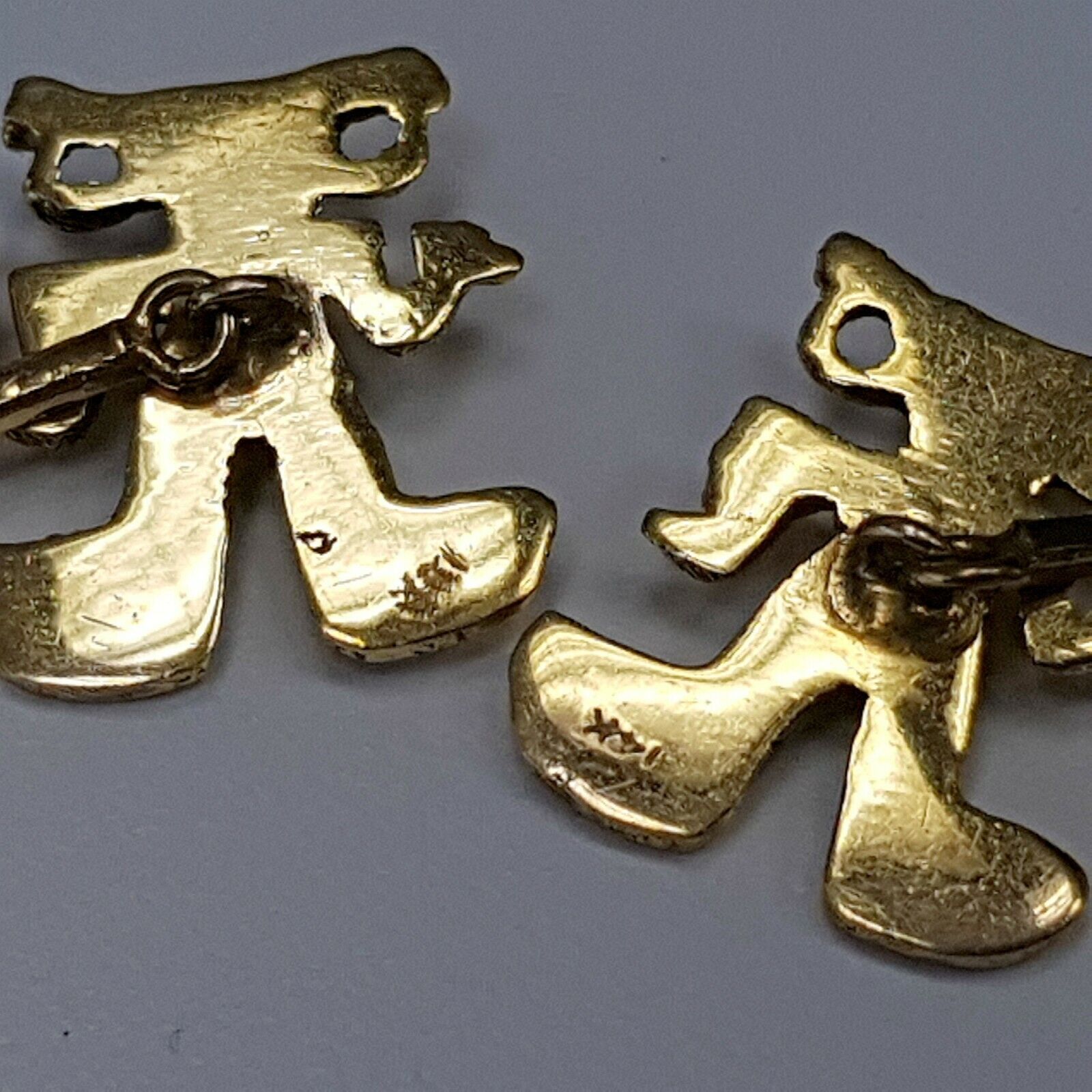 Vintage Collectible 14K GOLD MICKEY MOUSE CUFF LINKS