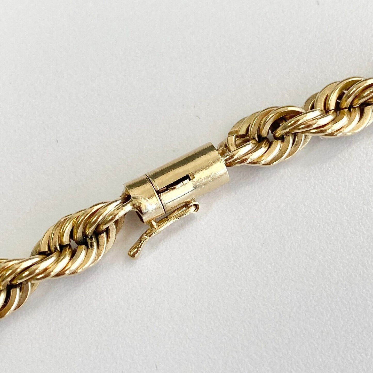 Rope Chain Necklace in 14k Yellow Gold 30 Inch