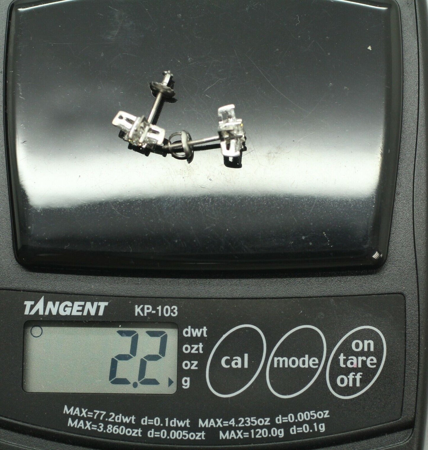0.64tctw Diamond Star Suds Earrings in 14k White Gold