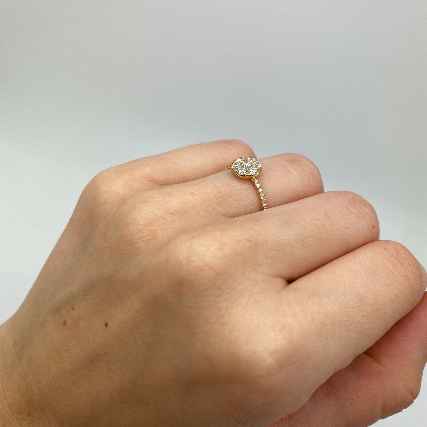 Authentic Etincelle De Cartier Ring in 18k Rose Gold