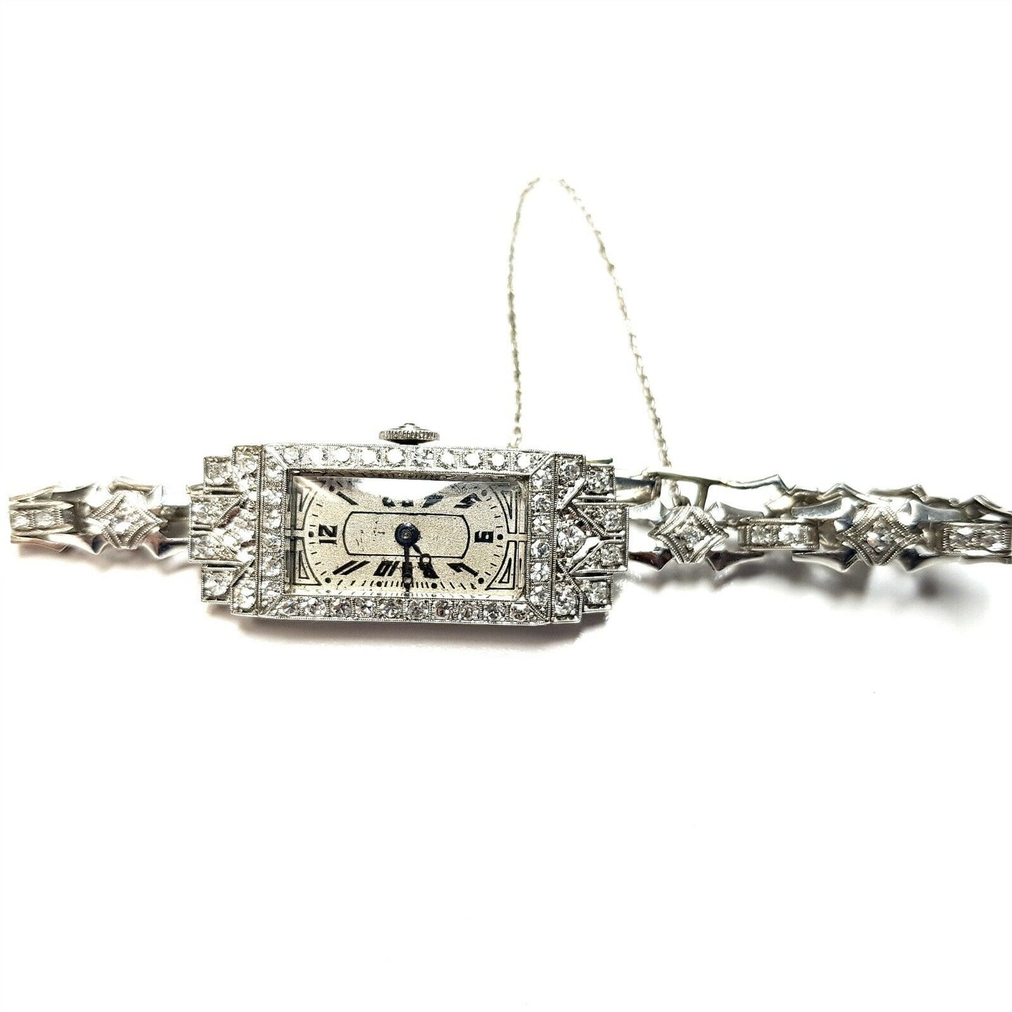 Palladium Diamond Watch 23.36g