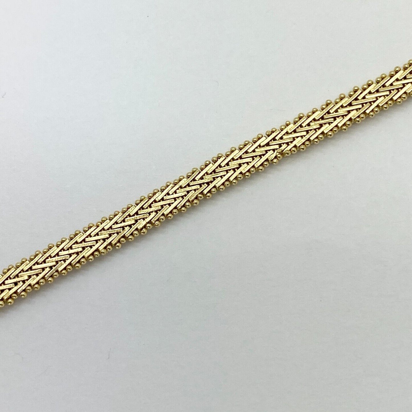 14k Yellow Gold Chain Bracelet 8.90gr; 7" 4.37mm