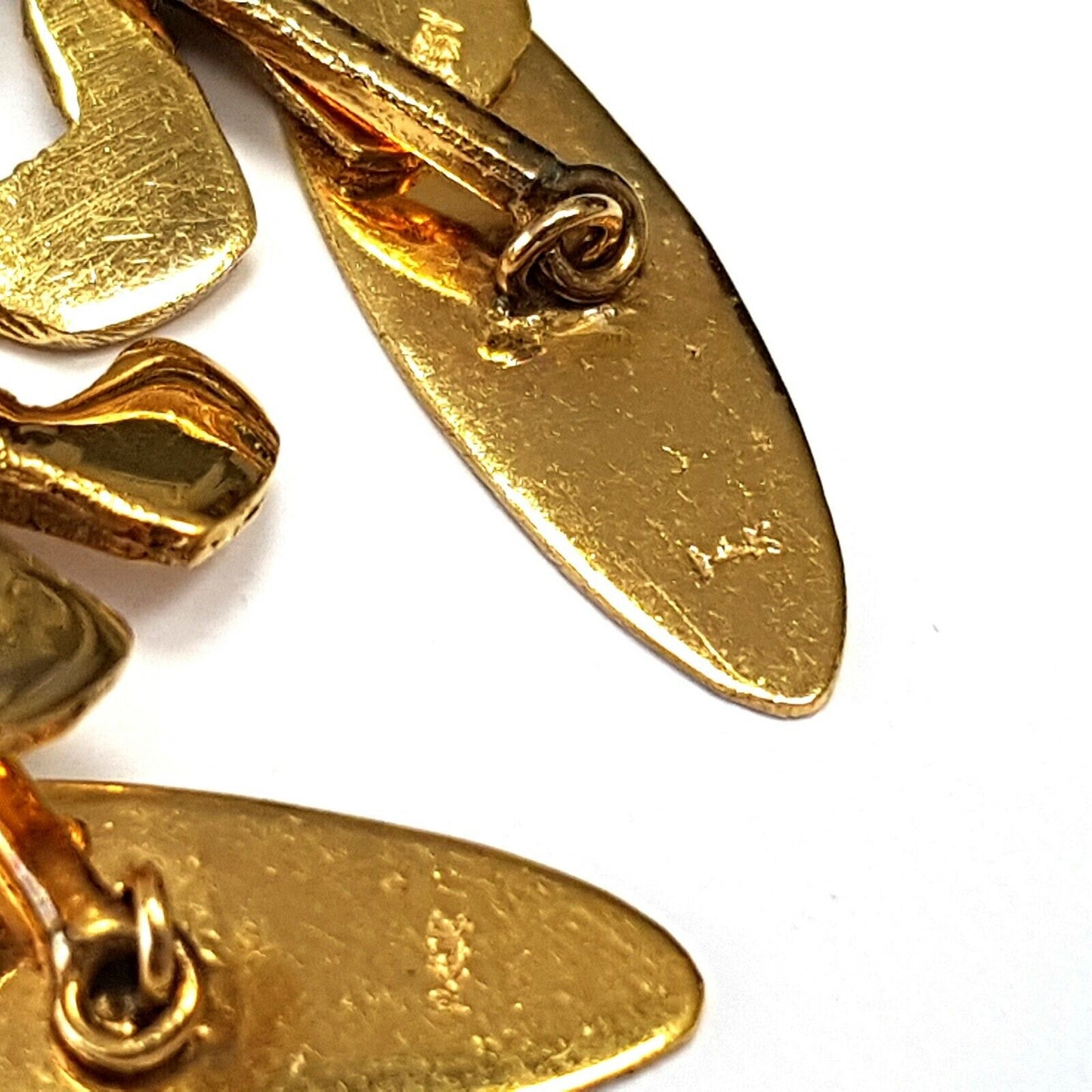 Vintage Collectible 14K GOLD MICKEY MOUSE CUFF LINKS