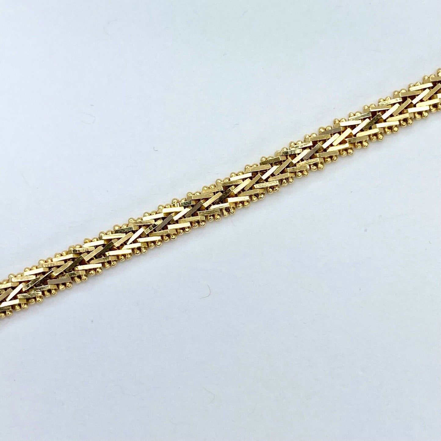 14k Yellow Gold Chain Bracelet 8.90gr; 7" 4.37mm
