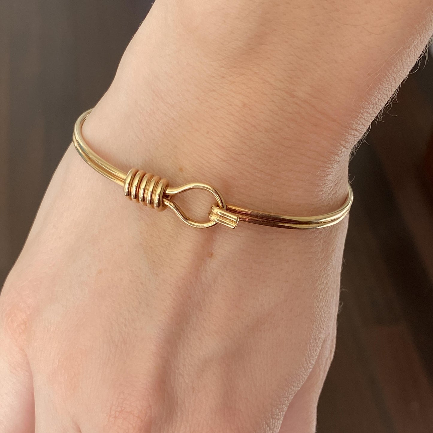 Yellow Gold 14K Bangle Bracelet 13.3G
