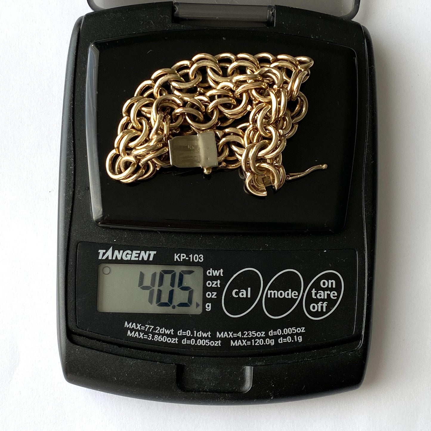 Yellow Gold 14K Chain Bracelet 40.41G