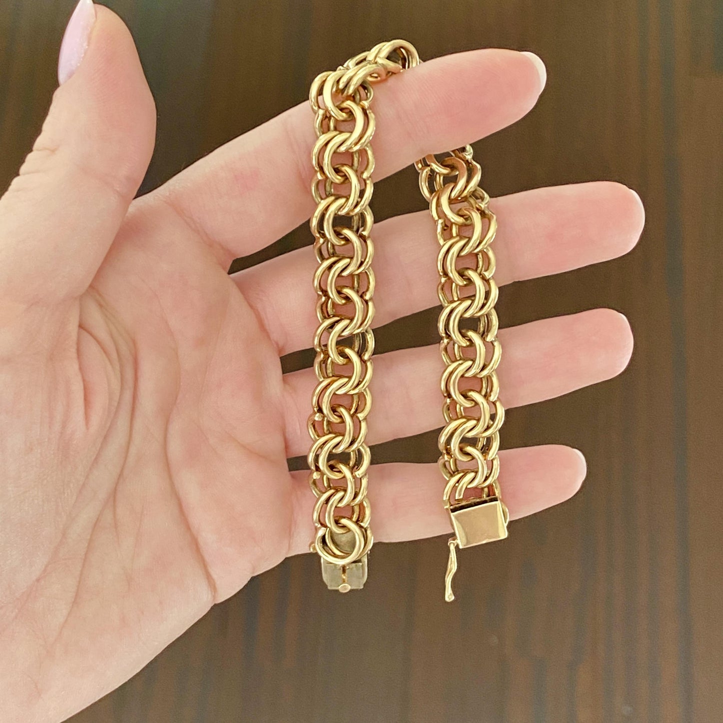 Yellow Gold 14K Chain Bracelet 40.41G