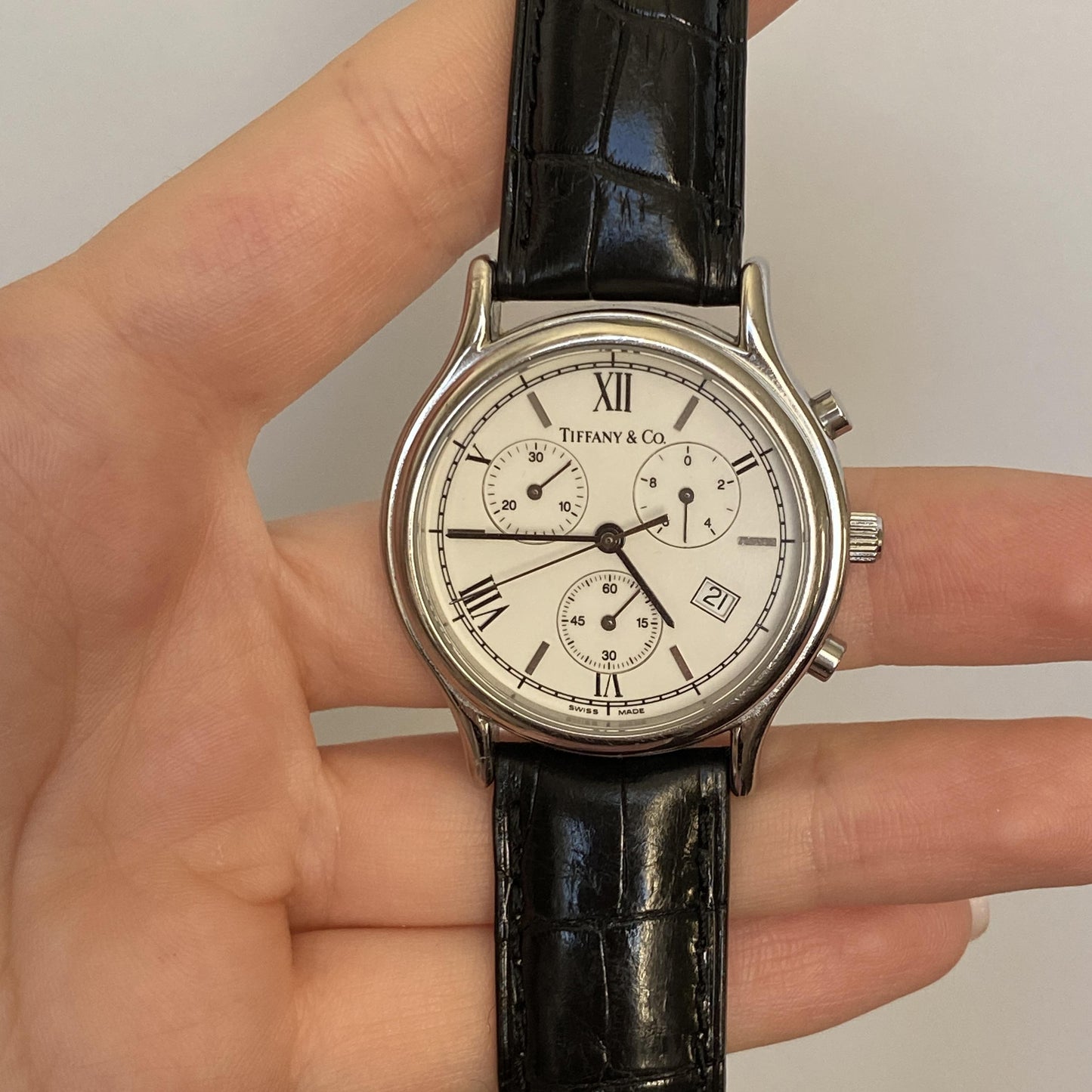 Tiffany & Co Chronograph Classical Mens' Watch S\Steel