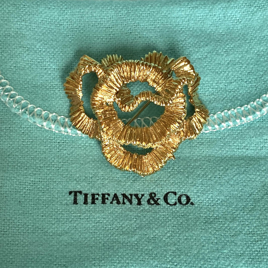 Rare Vintage Tiffany & Co Brooch 14K Yellow Gold 16.51G Germany