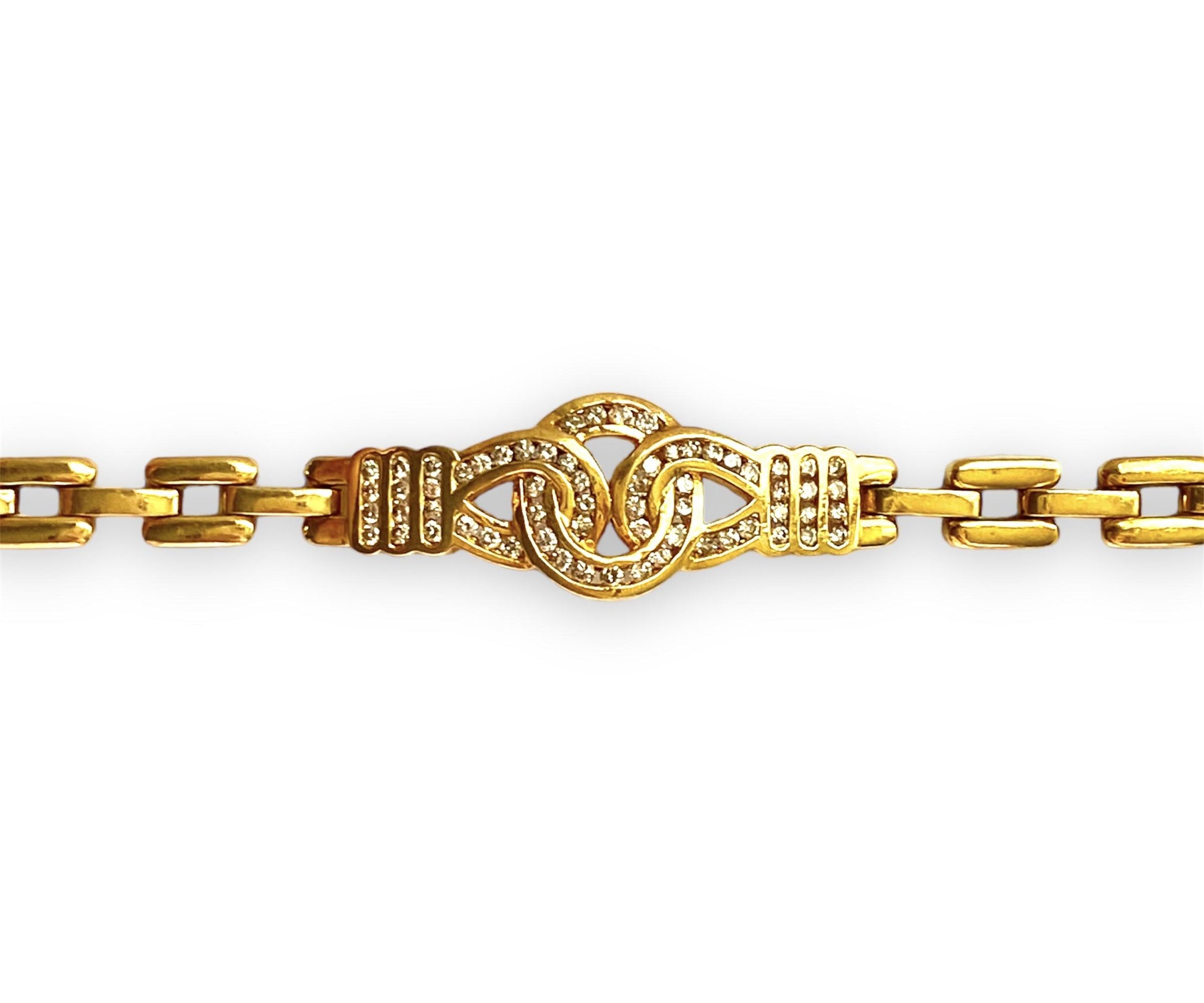 0.83 Diamond Chain Bracelet 18K Yellow Gold 22.96G