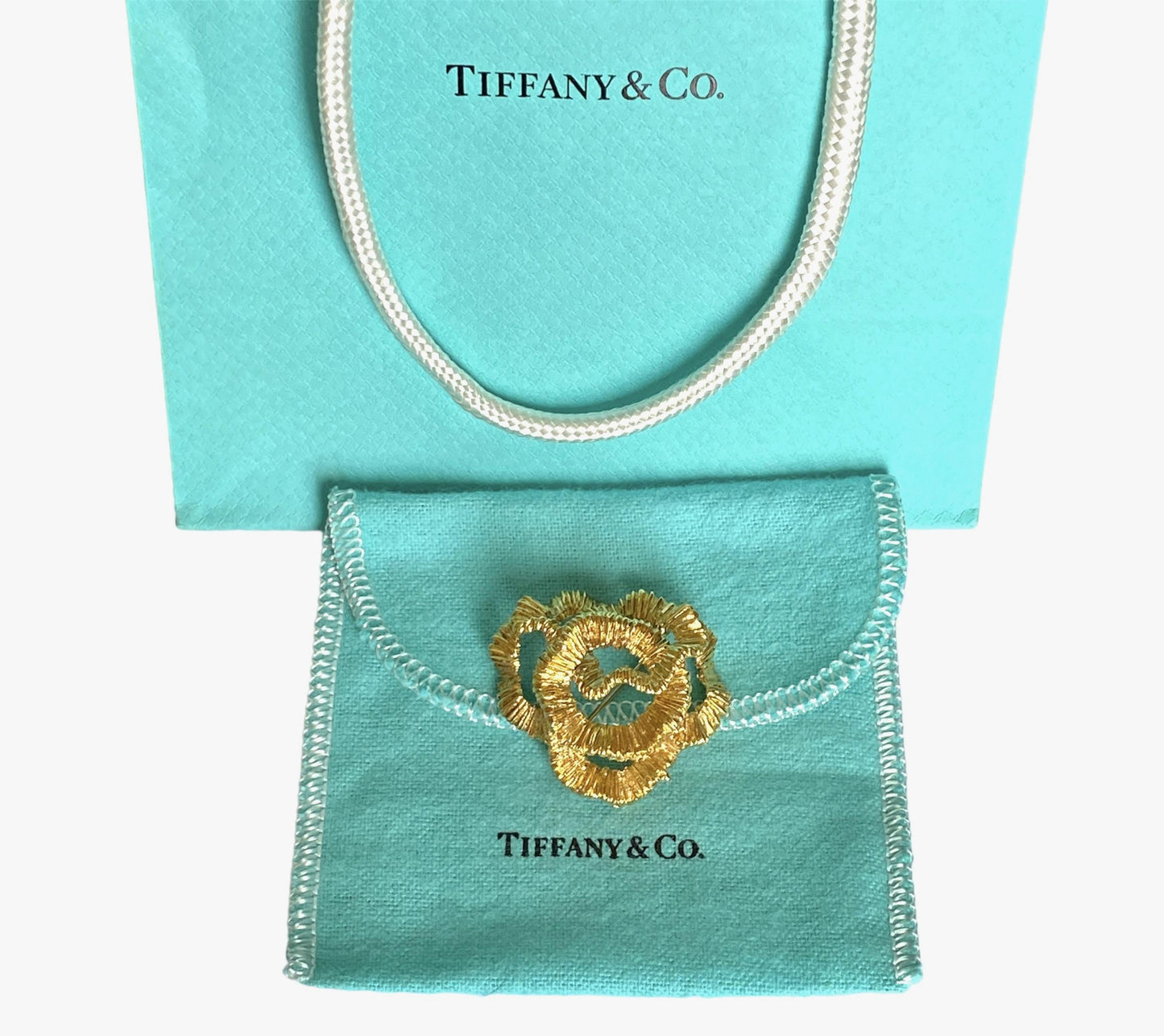 Rare Vintage Tiffany & Co Brooch 14K Yellow Gold 16.51G Germany