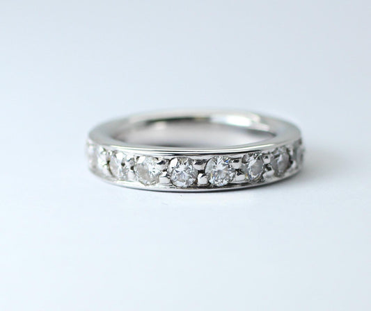 14k White Gold 1.90ct Round Diamonds G-H Si2 Eternity Ring