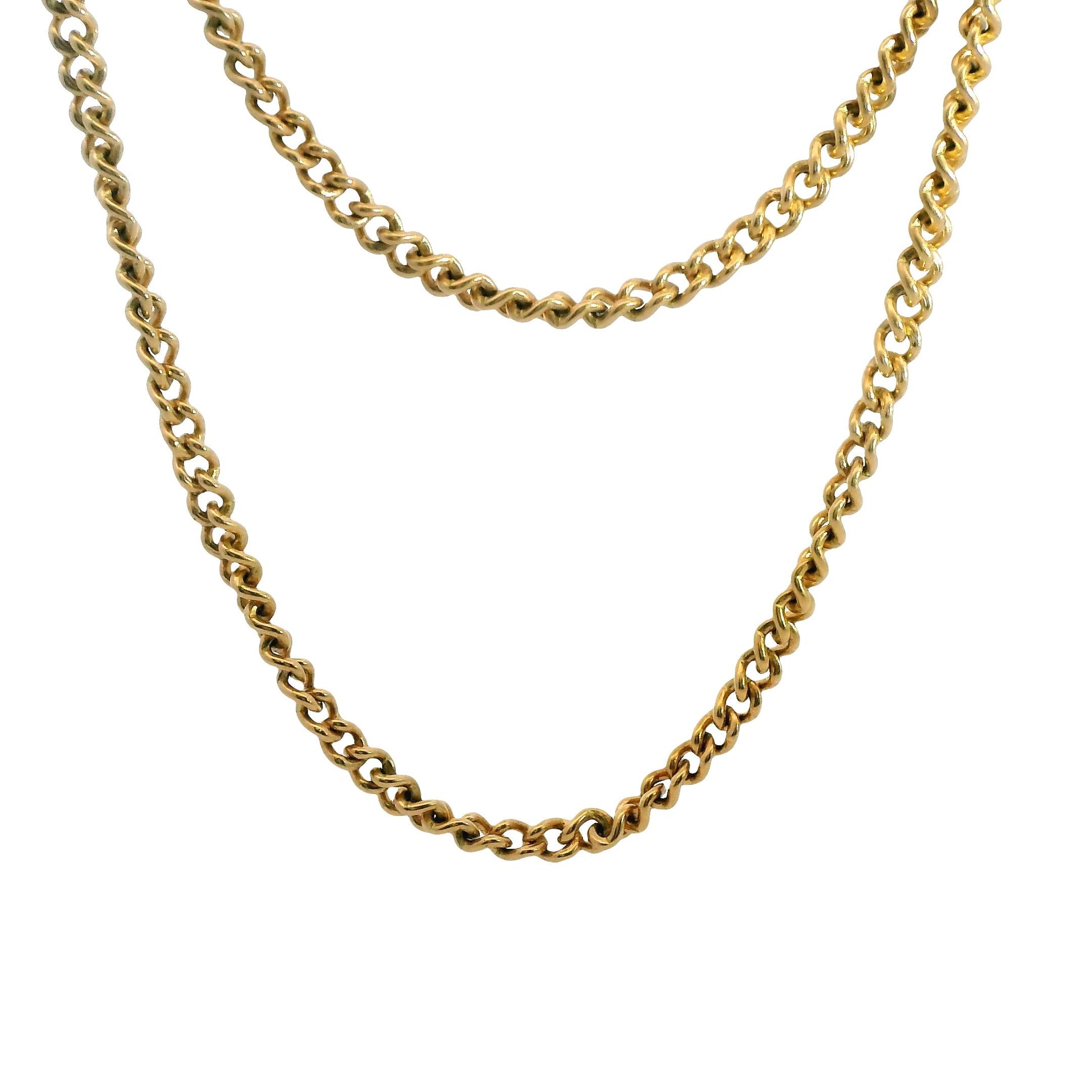 14k Rose Gold Crub Link Chain 18.25g. 28"