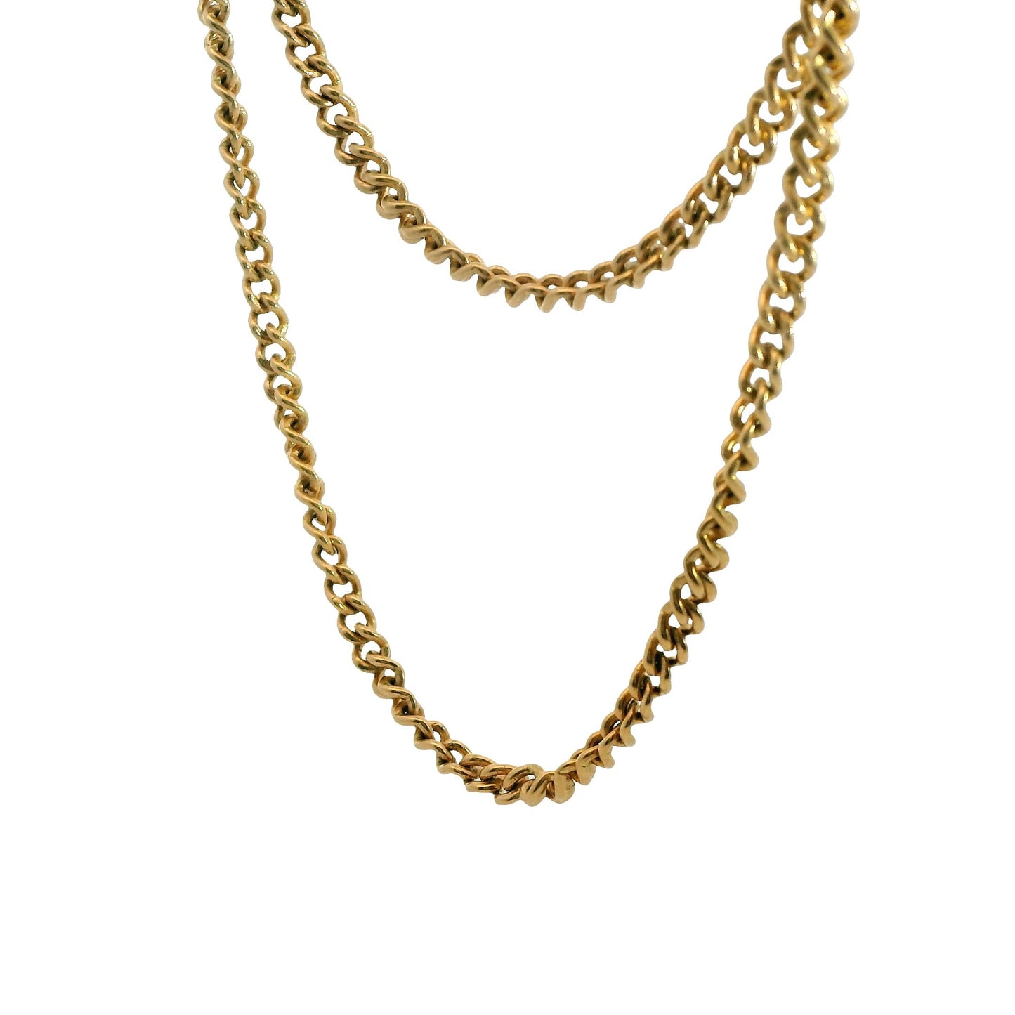 14k Rose Gold Crub Link Chain 18.25g. 28"