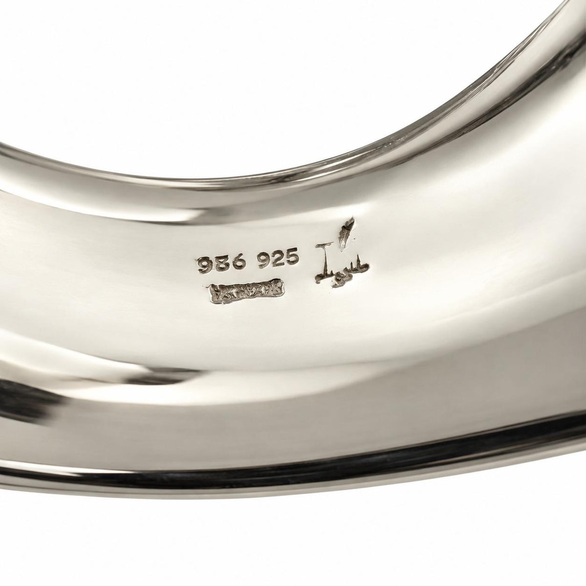 John Hardy 18k Yellow Gold & Silver Art Deco Bangle Bracelet 48.87g.