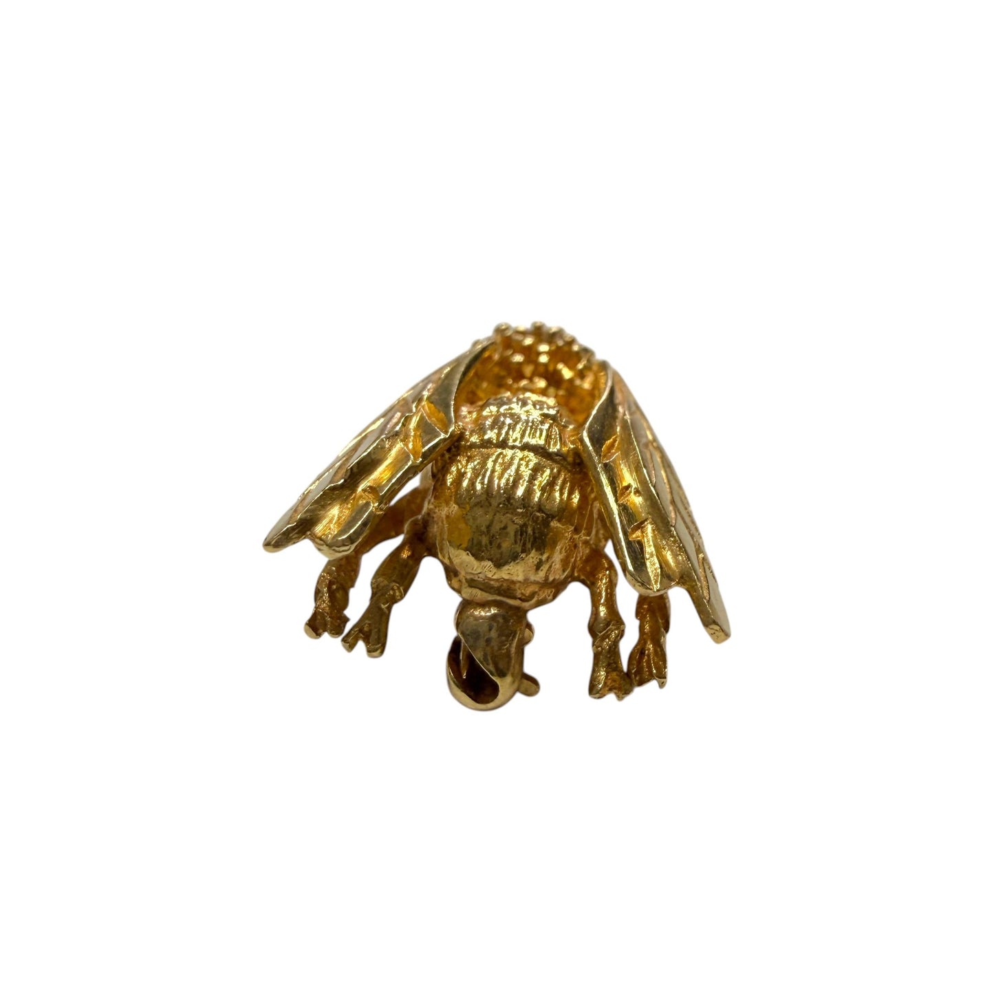 14k Yellow Gold Bee Brooch 4.63g.