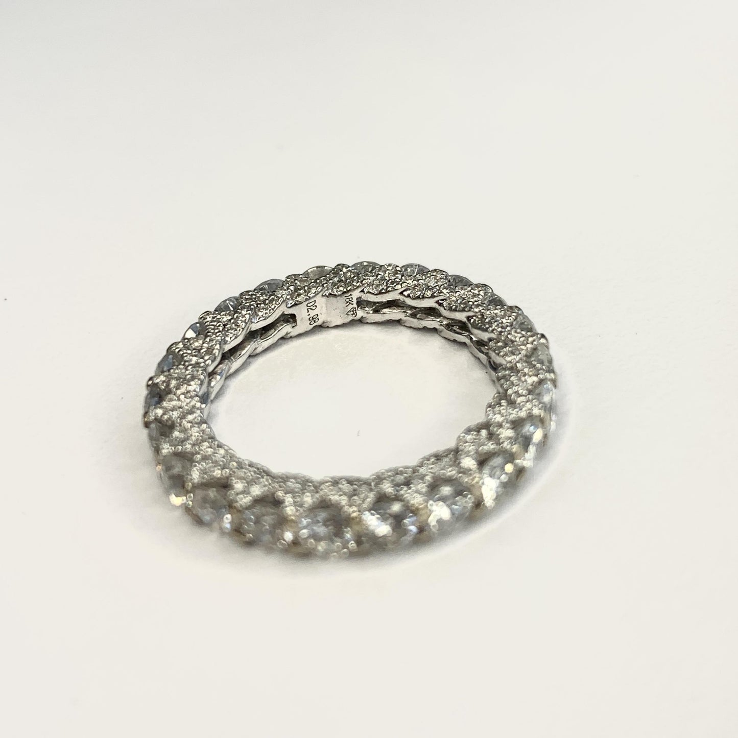 3.05 cttw. Eternety Band in 18K White Gold