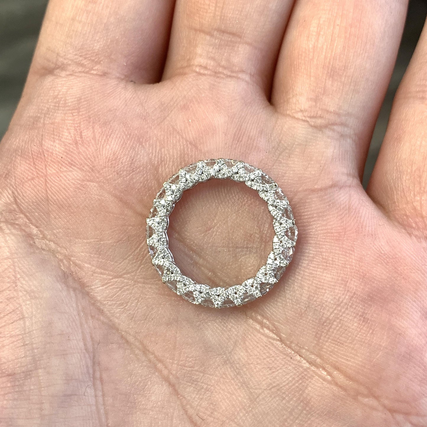 3.05 cttw. Eternety Band in 18K White Gold