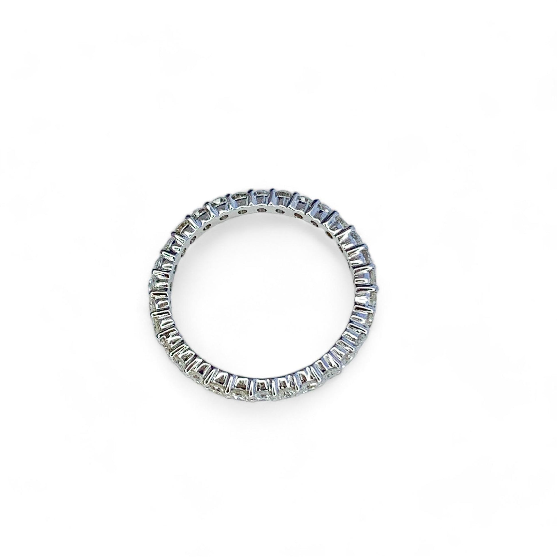 0.68 cttw. Eternity Band in 14k White Gold 6.5 US